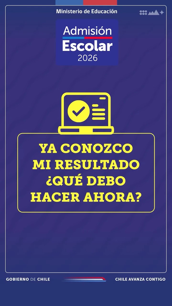 Sobre el proceso de admisión escolar 2026