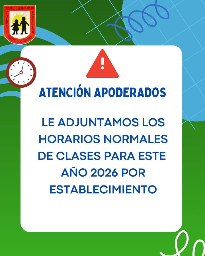 Horario Normal de Clases 2026