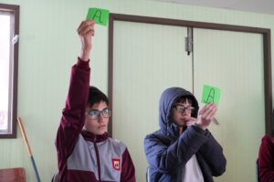 Concurso de Conocimientos en el Colegio 2 Nachote